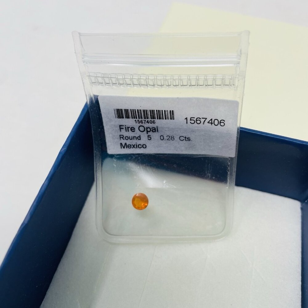 Shop LC Jalisco Fire‎ Opal Round 5mm Loose Gemstone for Jewelry Making 5202